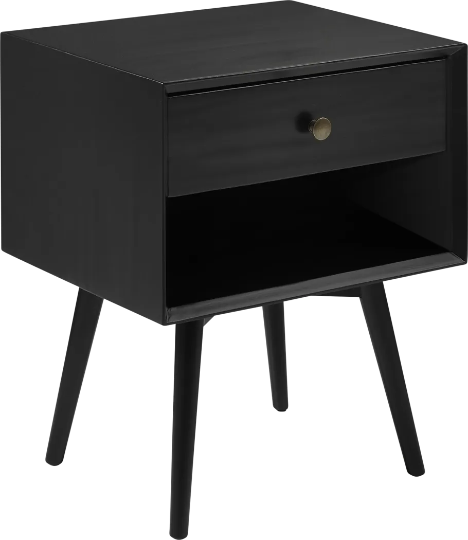 Tuttlebee Black Nightstand - Thumbnail - Image 1