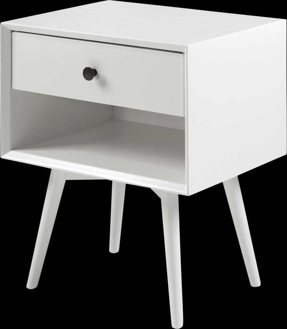 Tuttlebee White Nightstand - Thumbnail - Image 1