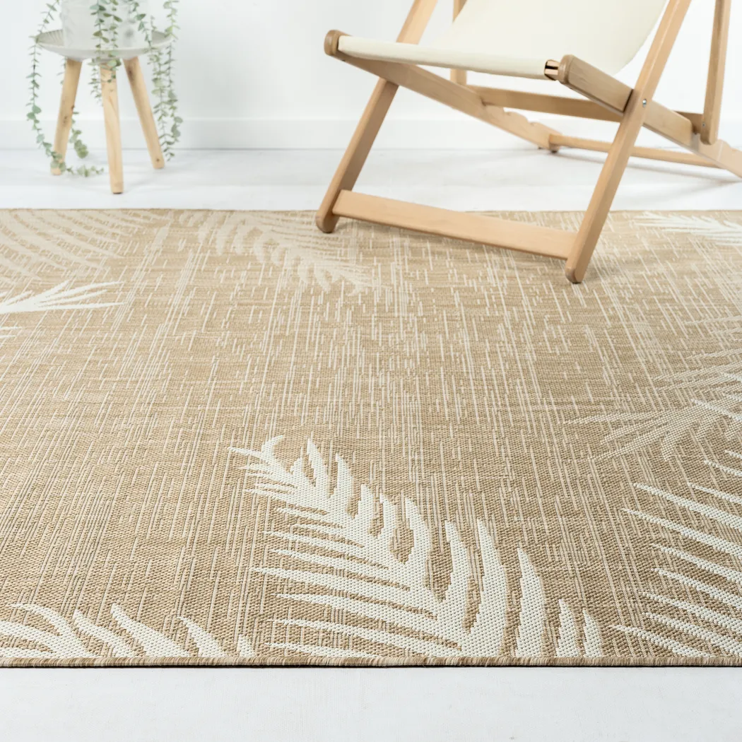 Twilree I Beige 6'6 x 9' Indoor,Outdoor Rug - Thumbnail - Image 3