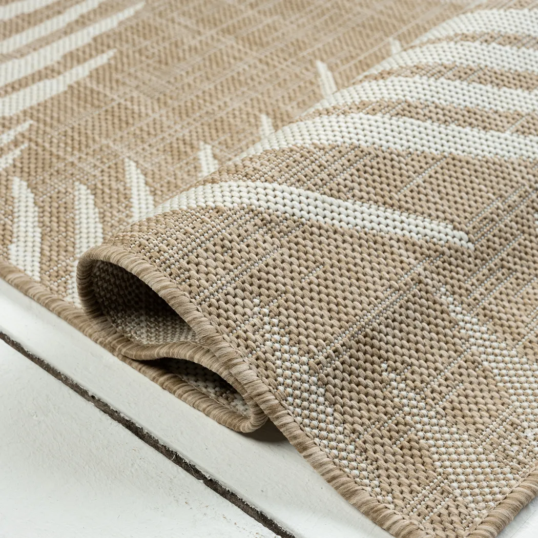 Twilree I Beige 6'6 x 9' Indoor,Outdoor Rug - Thumbnail - Image 5