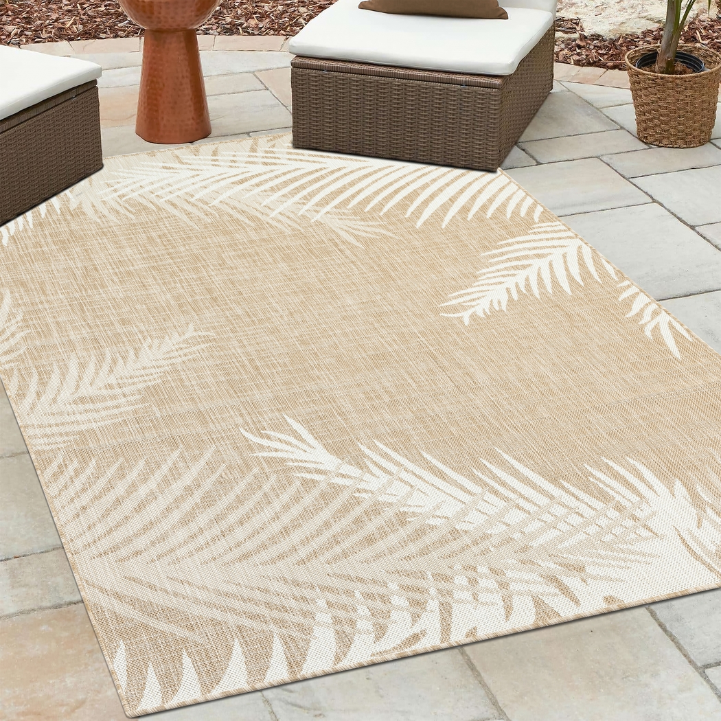 Twilree I Beige 7'9 x 9'5 Indoor,Outdoor Rug - Thumbnail - Image 4