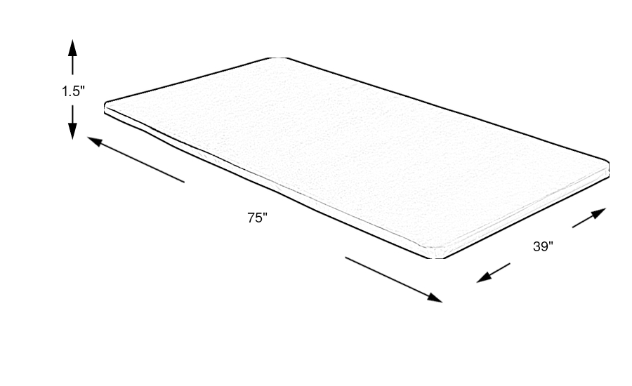 Dimension Image. Please refer to the Dimension Tab on this page for dimension details.