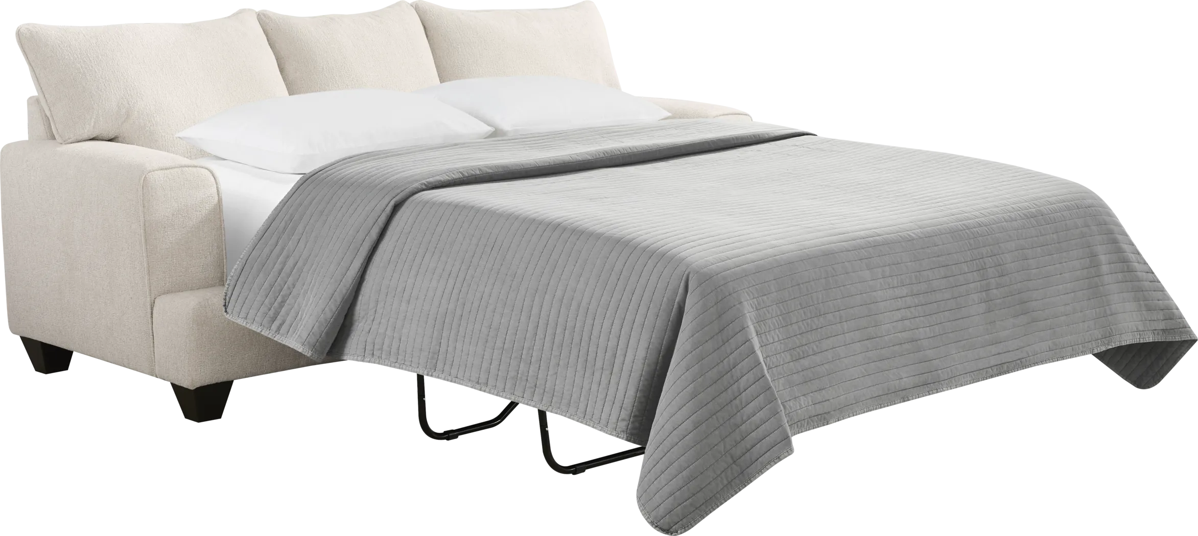 Twin Falls Ivory 8 Pc Living Room with Gel Foam Sleeper Sofa - Thumbnail - Image 3