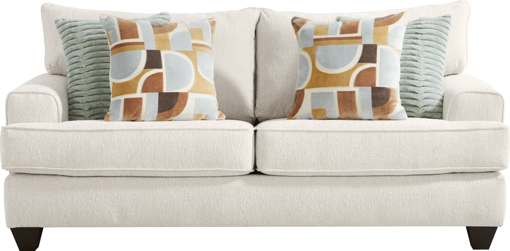 Twin Falls Ivory 8 Pc Living Room with Gel Foam Sleeper Sofa - Thumbnail - Image 9