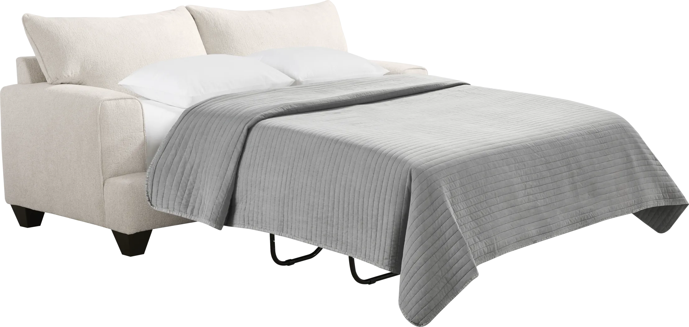 Twin Falls Ivory Sleeper Loveseat - Thumbnail - Image 2