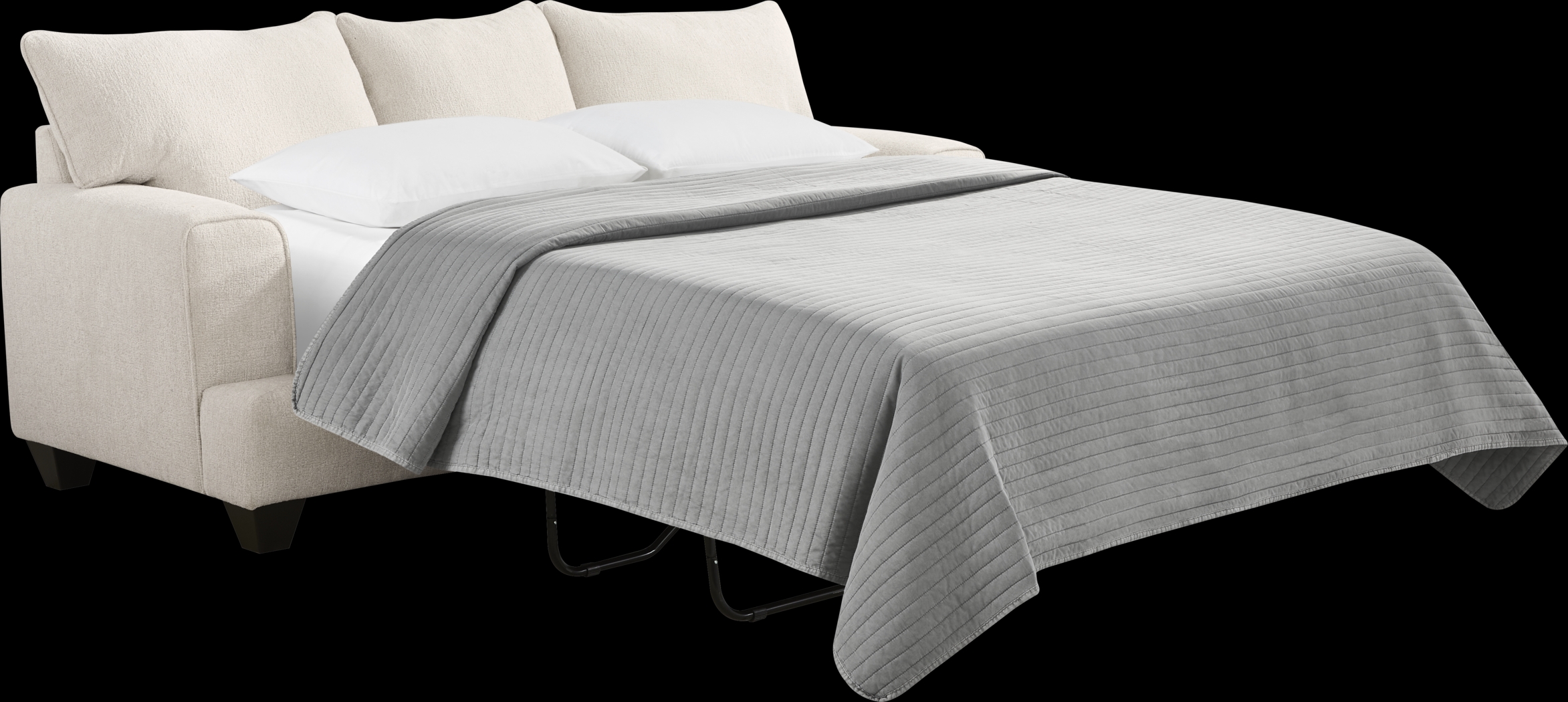 Twin Falls Ivory Sleeper Sofa - Thumbnail - Image 2