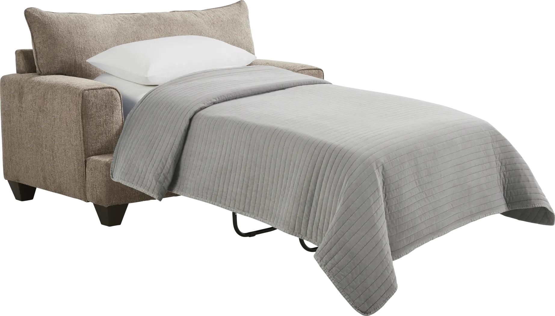 Twin Falls Mink Gel Foam Sleeper Chair - Thumbnail - Image 2