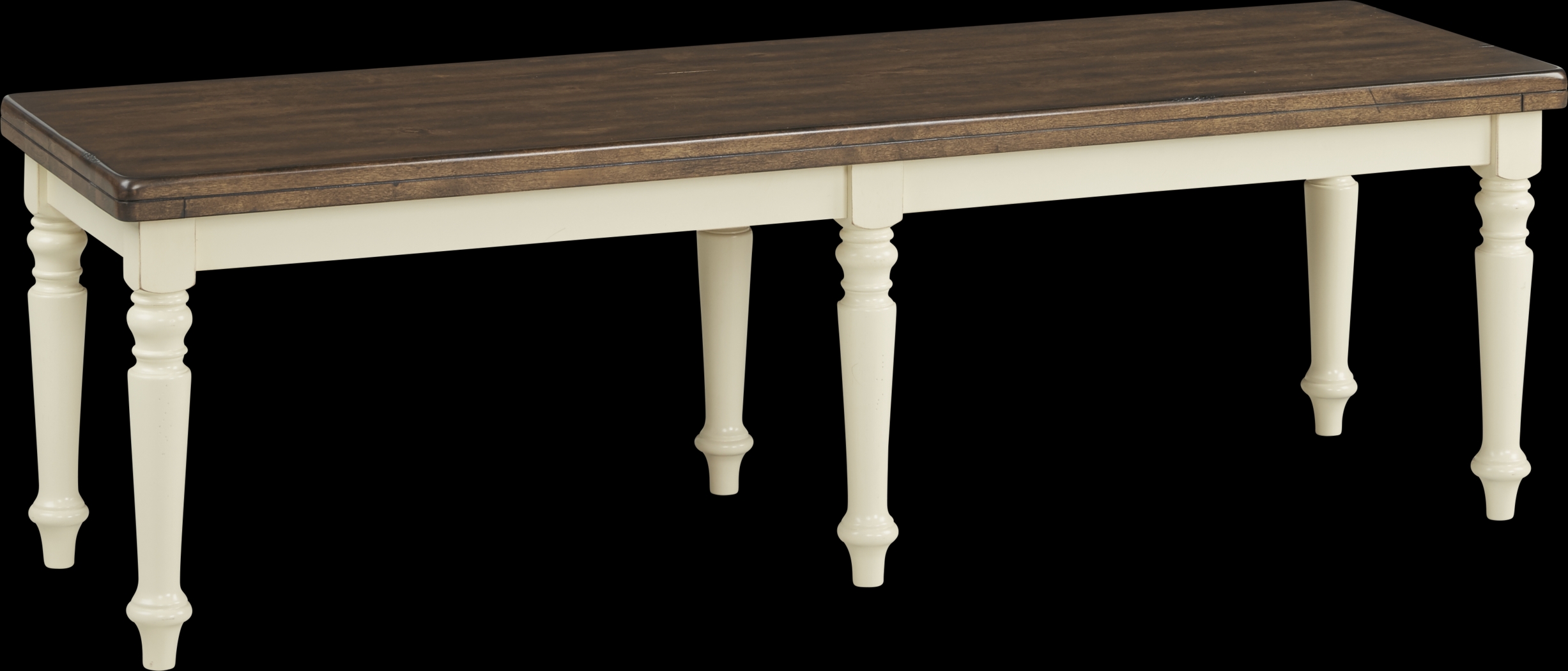 Twin Lakes Off-White Bench - Thumbnail - Image 1