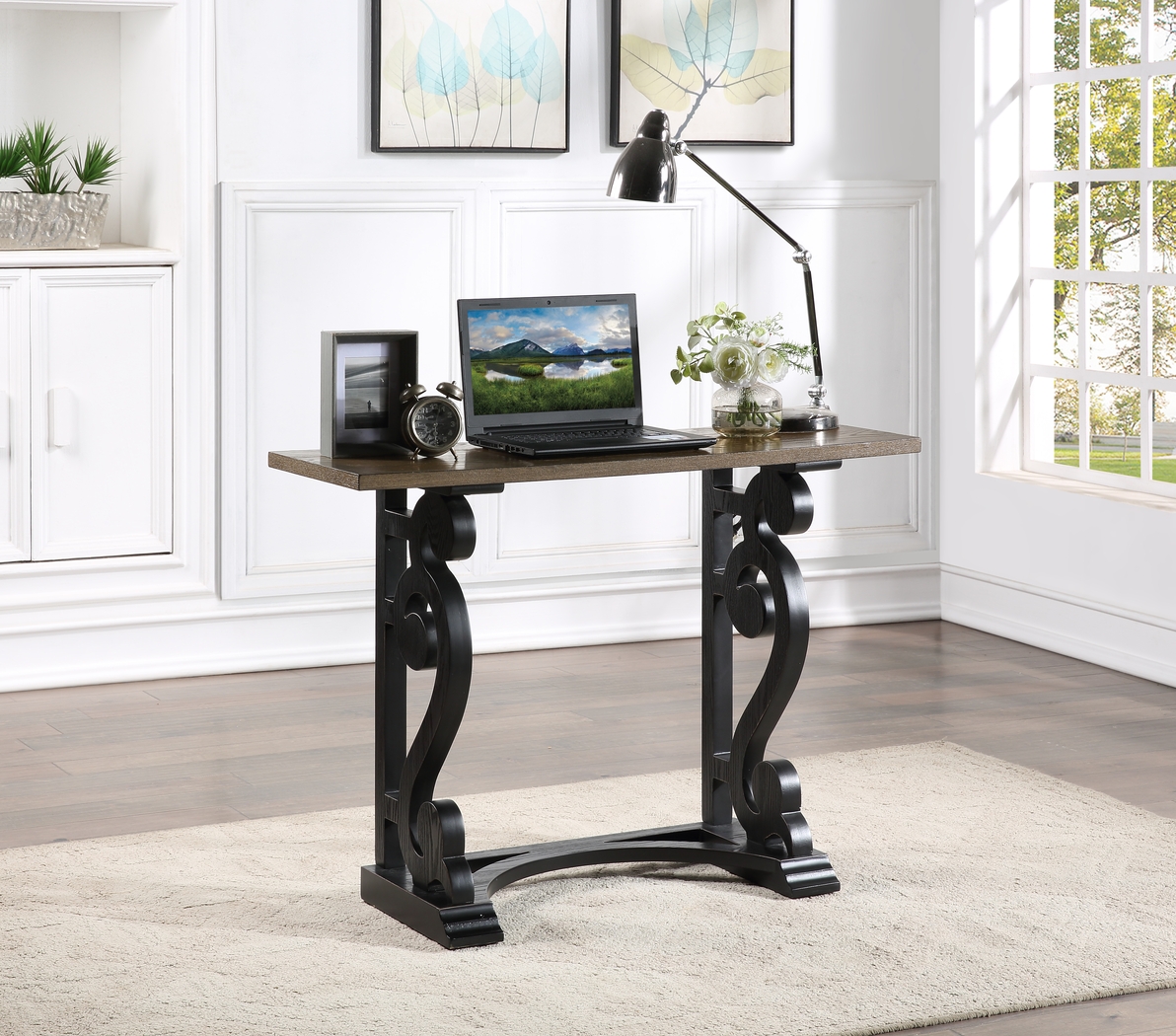 Twinbrooke Brown Desk - Thumbnail - Image 5