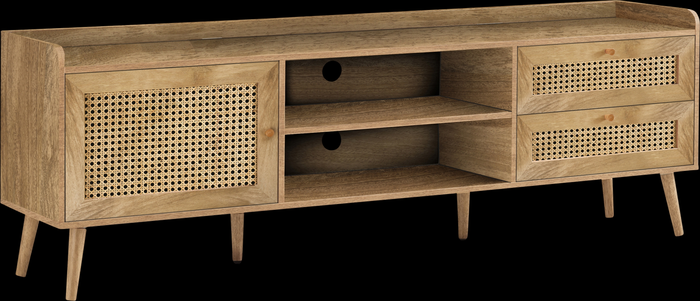 Twomey Walnut 72 in. Console - Thumbnail - Image 1