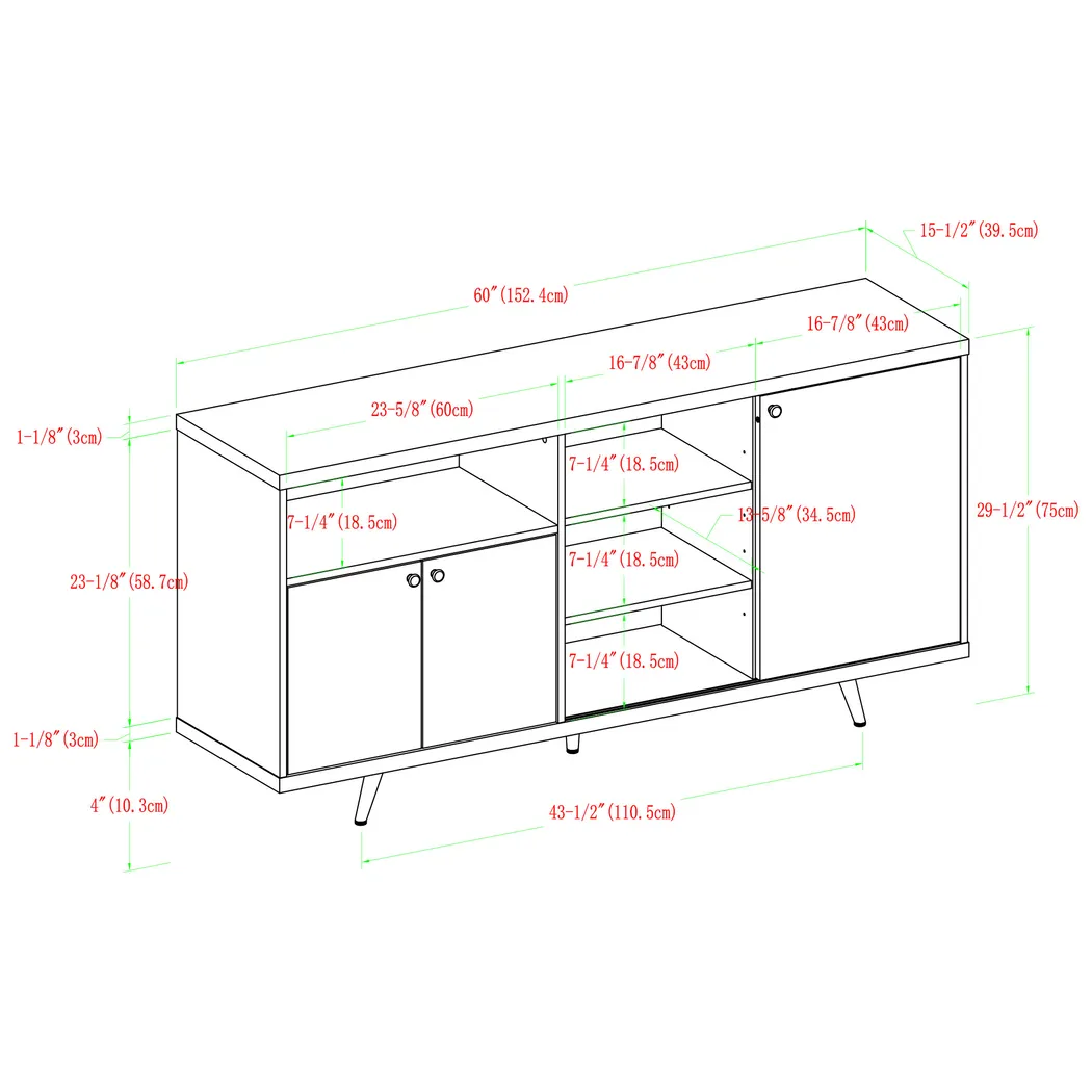 Twyman Black Sideboard - Image 6