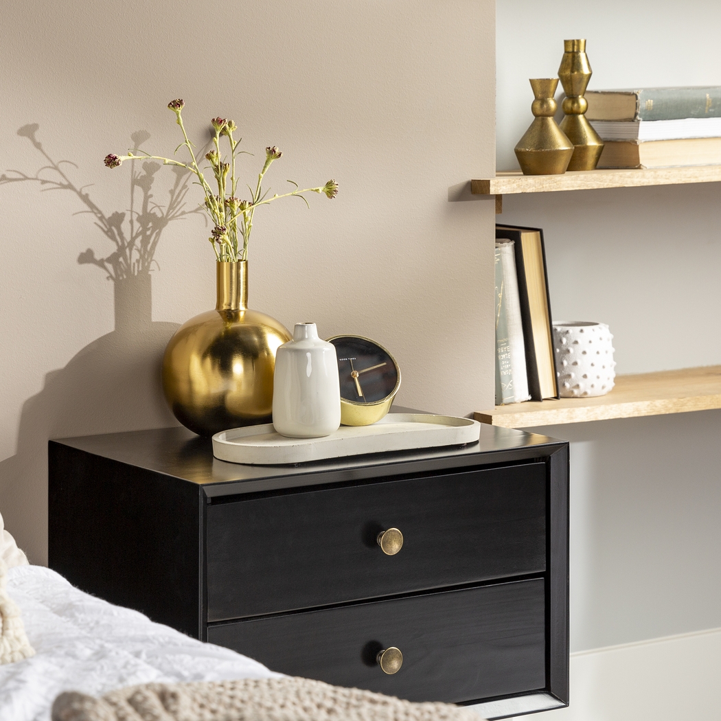 Twynham Black Nightstand - Thumbnail - Image 4