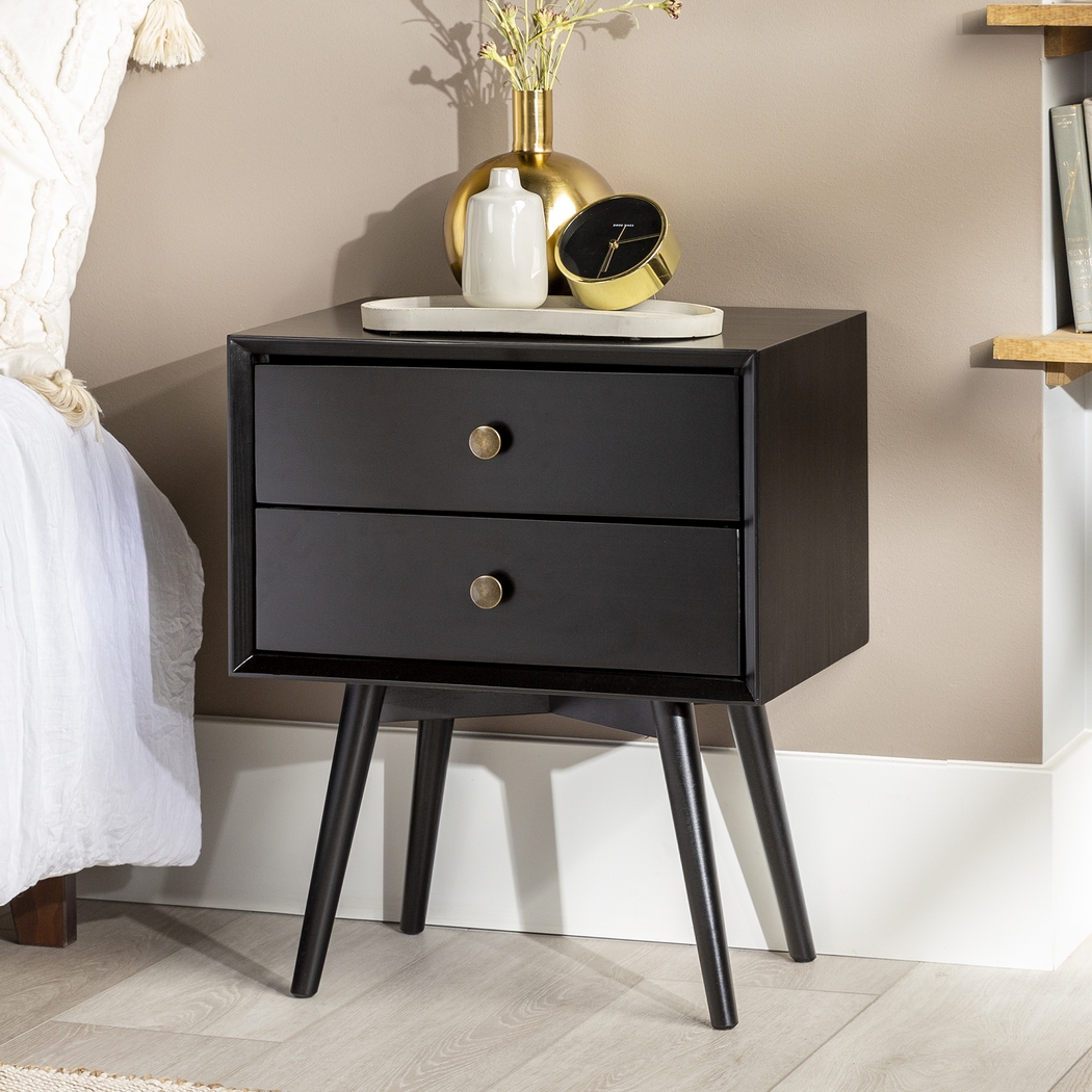Twynham Black Nightstand - Thumbnail - Image 5