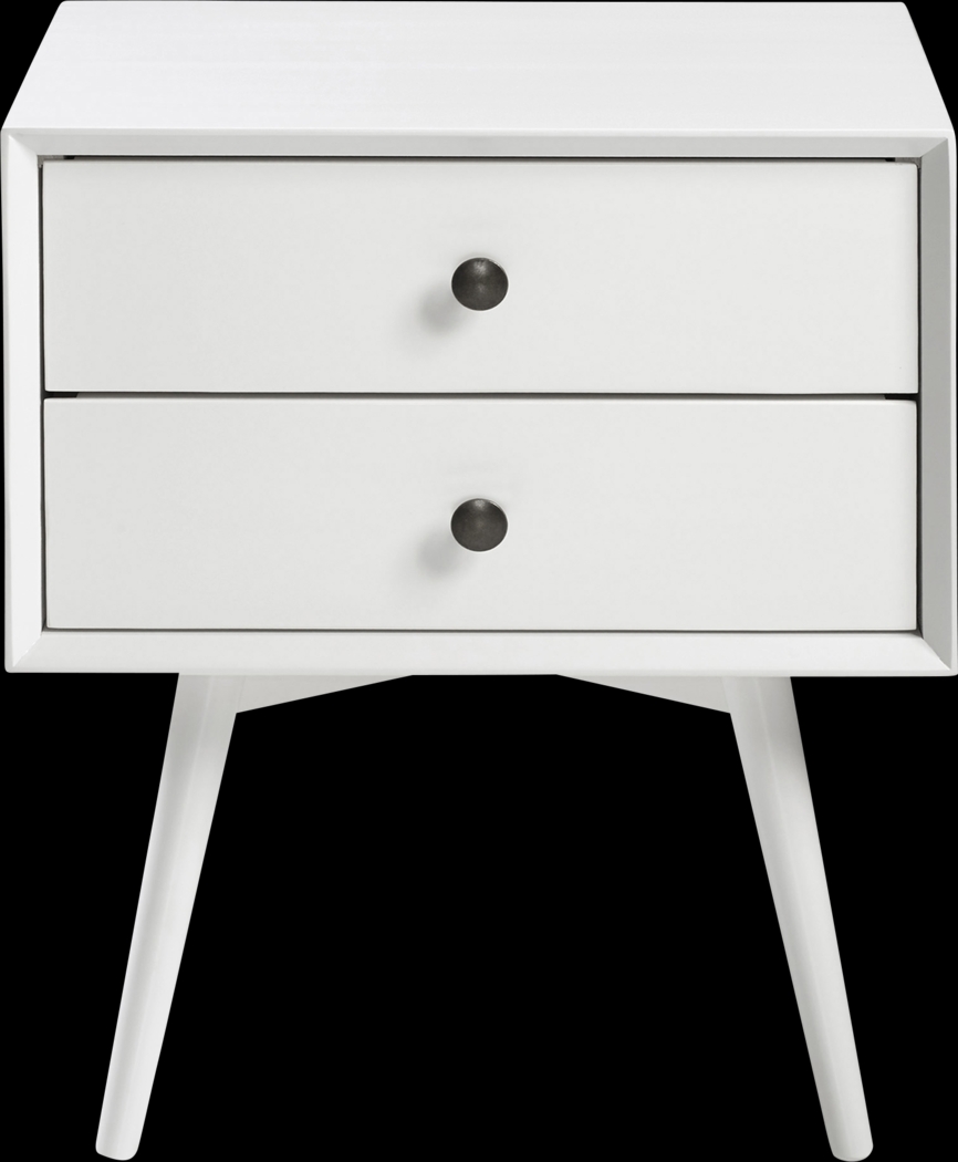 Twynham White Nightstand - Thumbnail - Image 2
