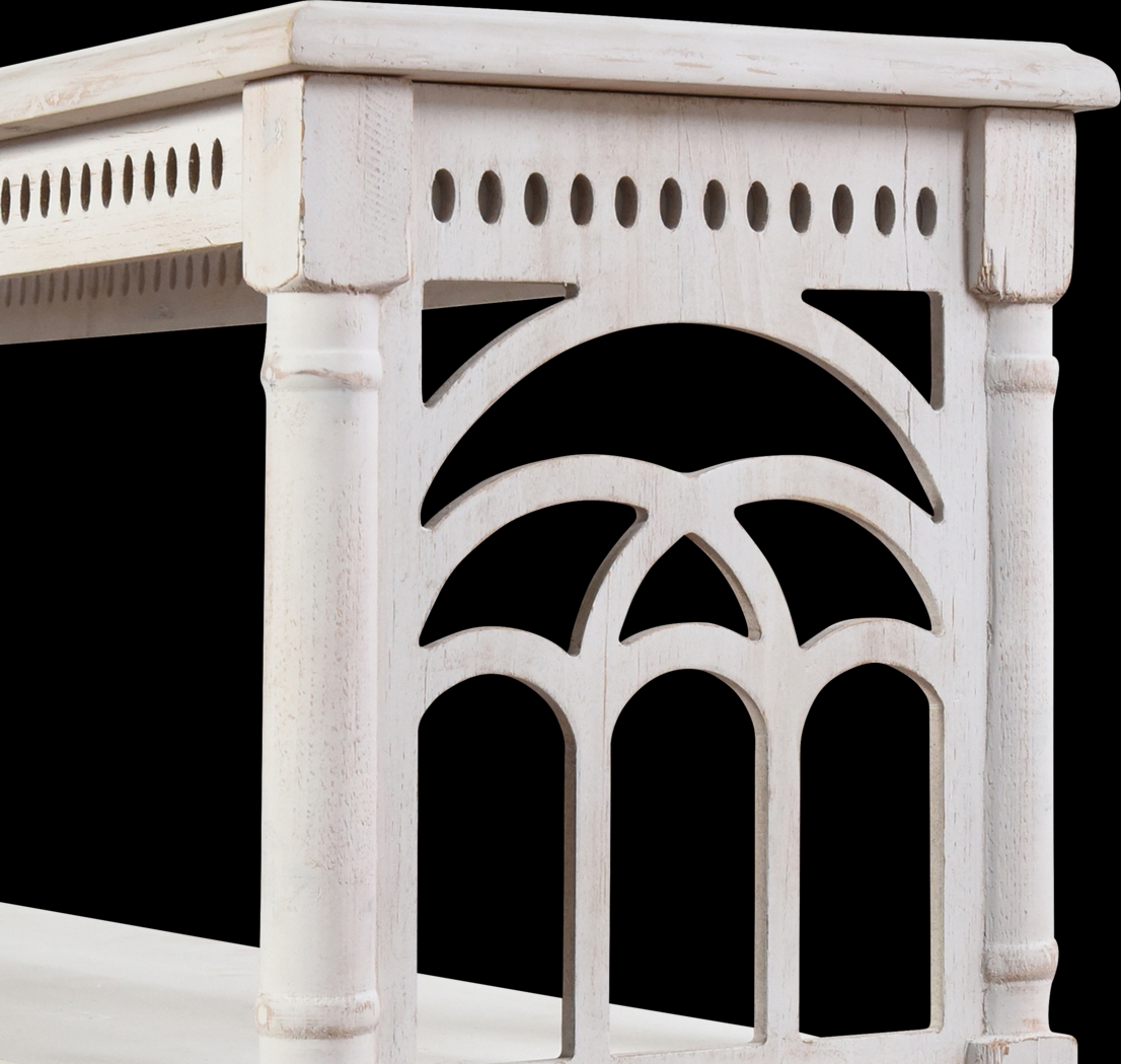 Tyborne White Console Table - Thumbnail - Image 3
