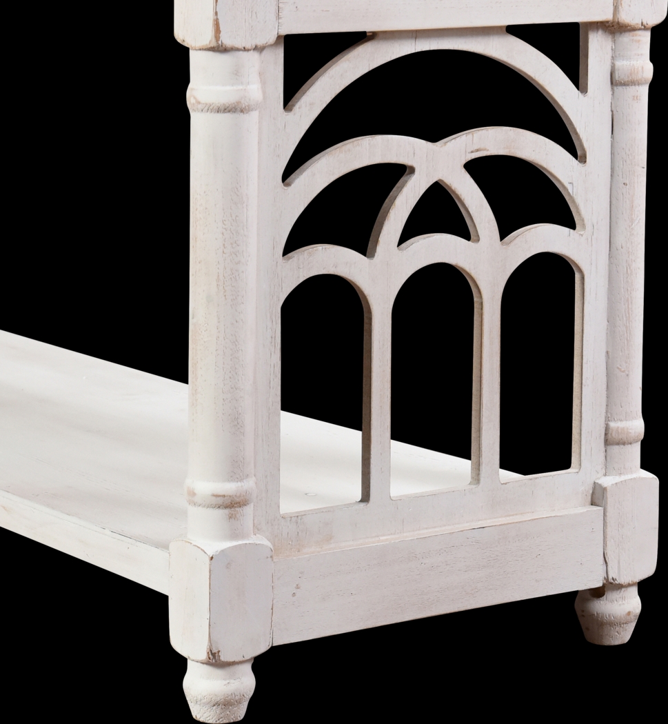 Tyborne White Console Table - Thumbnail - Image 4