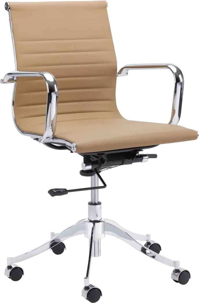 Tyler Place Tan Desk Chair - Thumbnail - Image 1