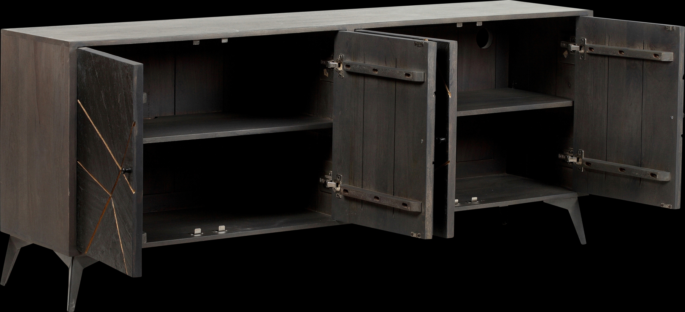 Tynemouth Gray Credenza - Thumbnail - Image 6