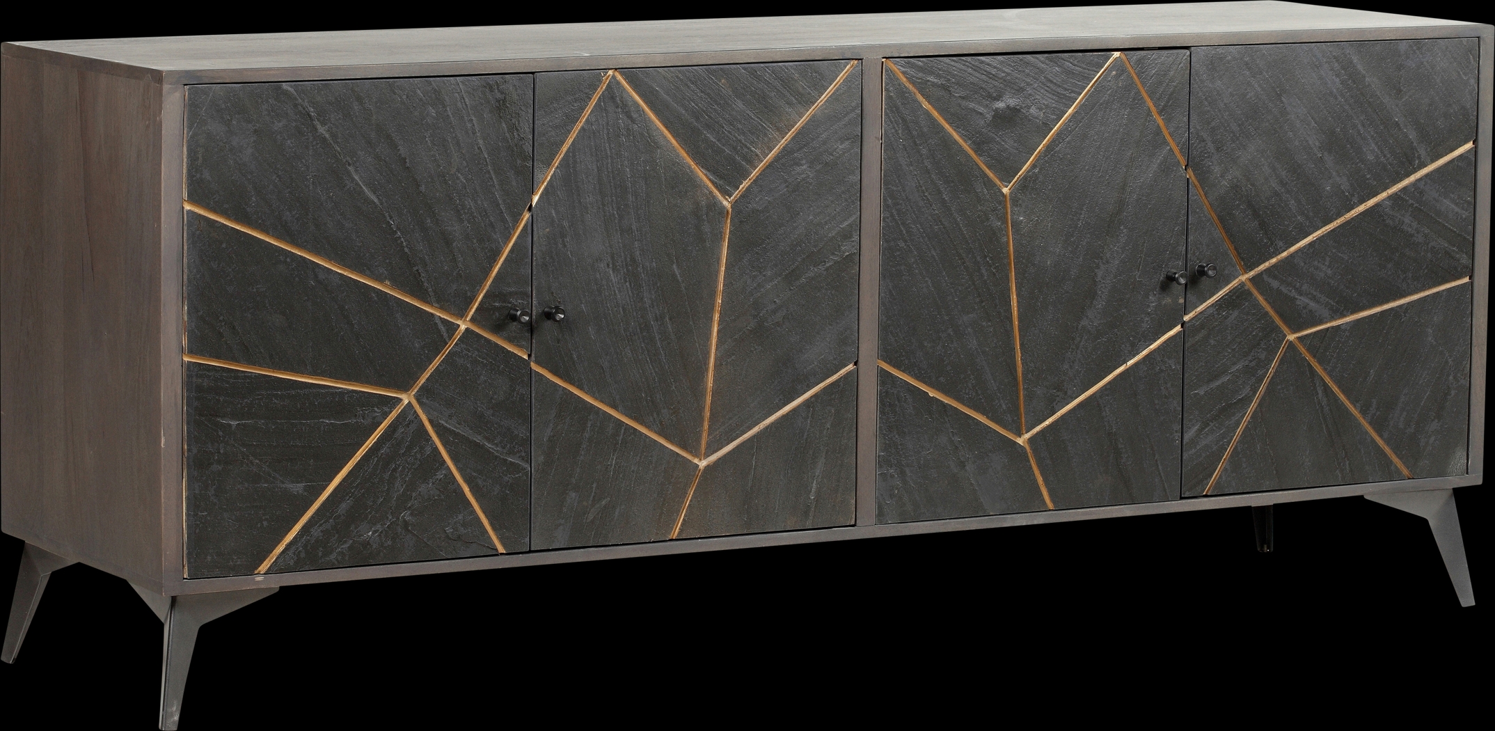 Tynemouth Gray Credenza - Thumbnail - Image 1