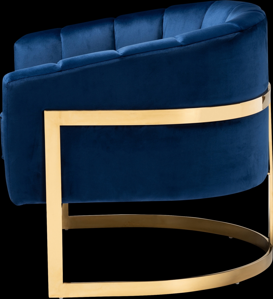 Tynewood Blue Accent Chair - Thumbnail - Image 4