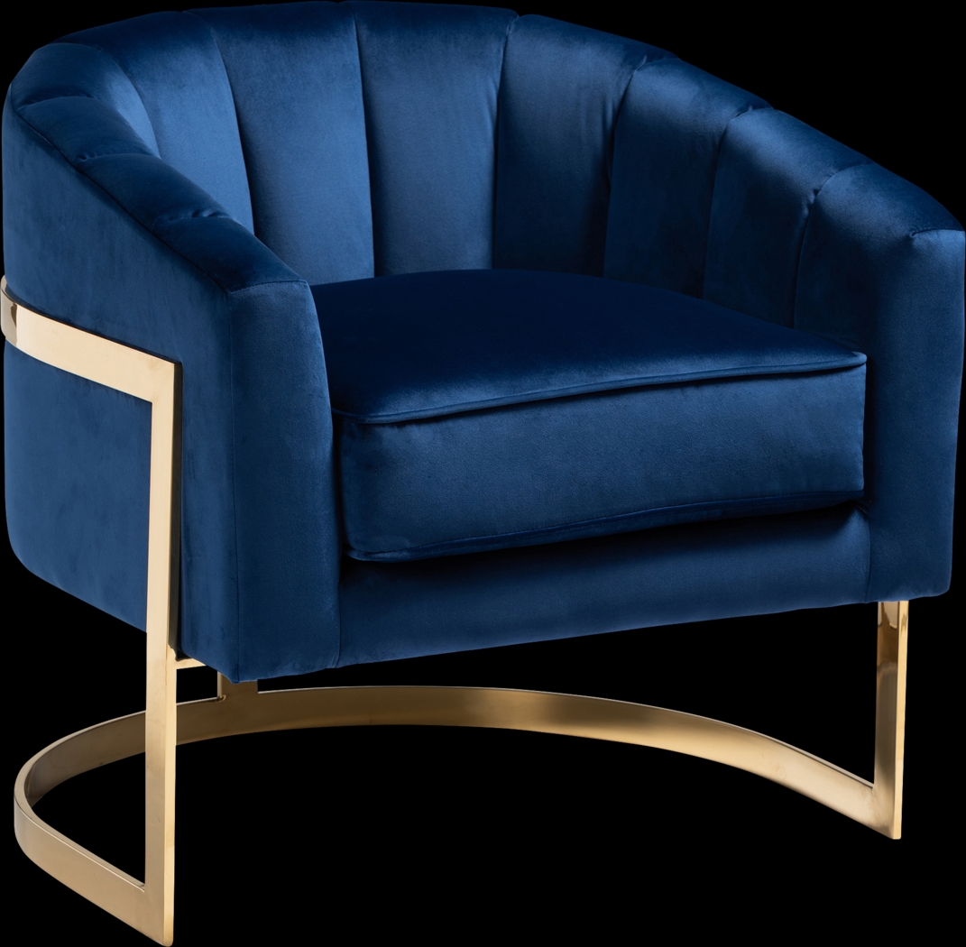 Tynewood Blue Accent Chair - Thumbnail - Image 1