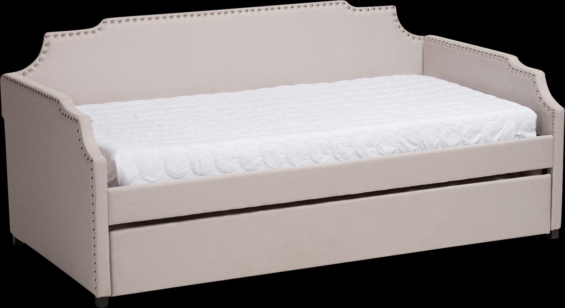 Tynland Beige Twin Daybed with Trundle - Thumbnail - Image 2