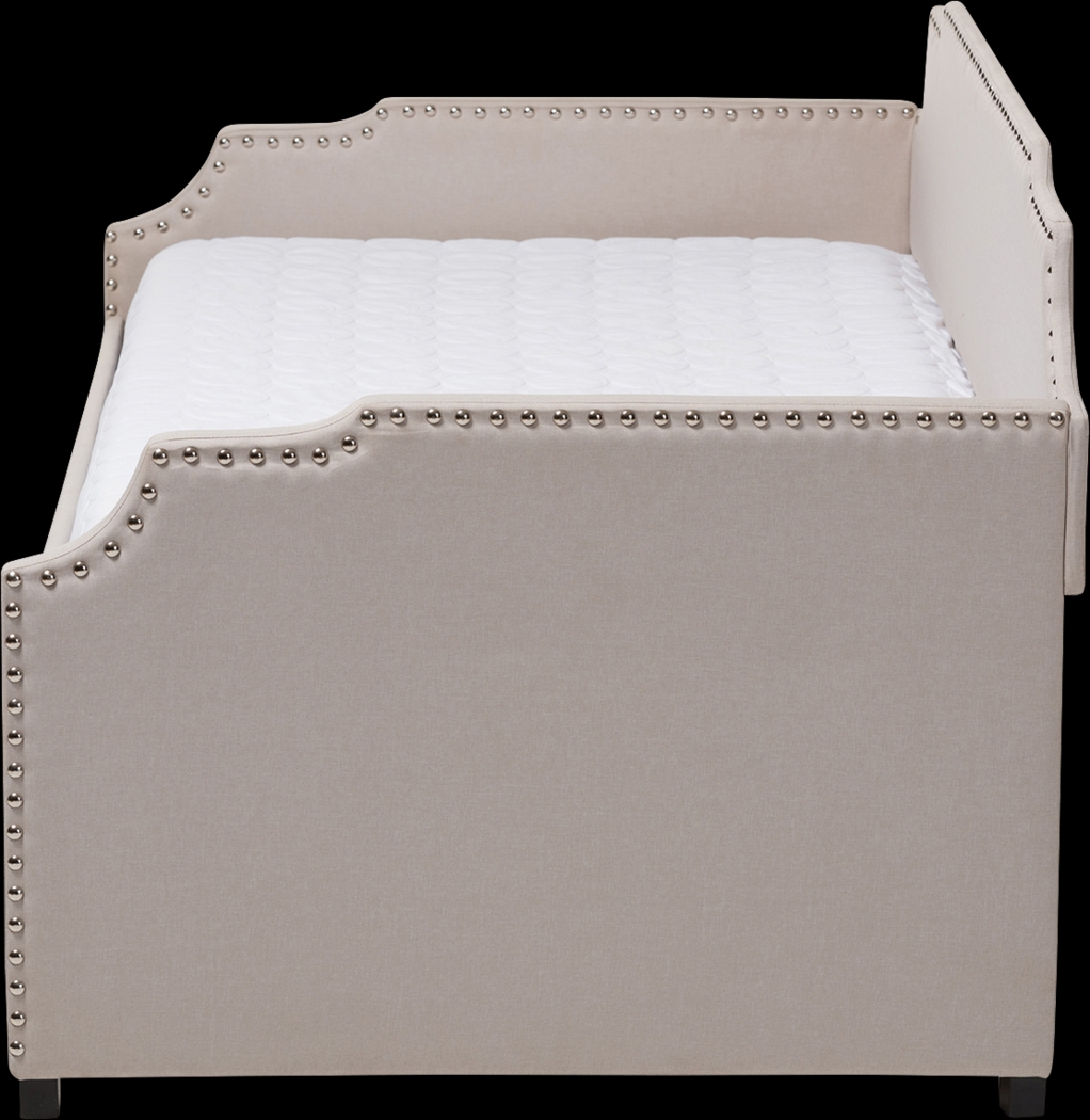 Tynland Beige Twin Daybed with Trundle - Thumbnail - Image 4