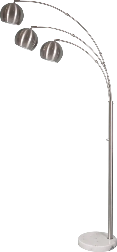 Tynliea Silver Floor Lamp - Thumbnail - Image 1