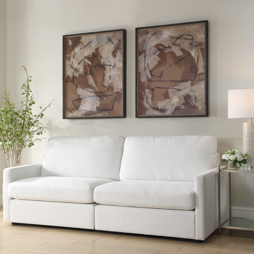 Tyoken Brown Artwork, Set of 2 - Thumbnail - Image 2