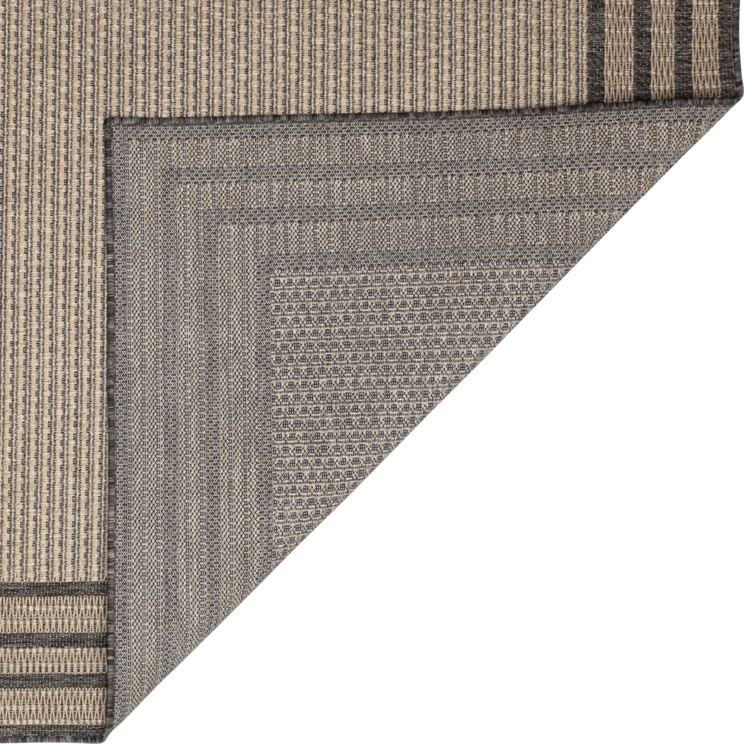 Typha Taupe 5'3 x 7'3 Indoor/Outdoor Rug - Thumbnail - Image 5