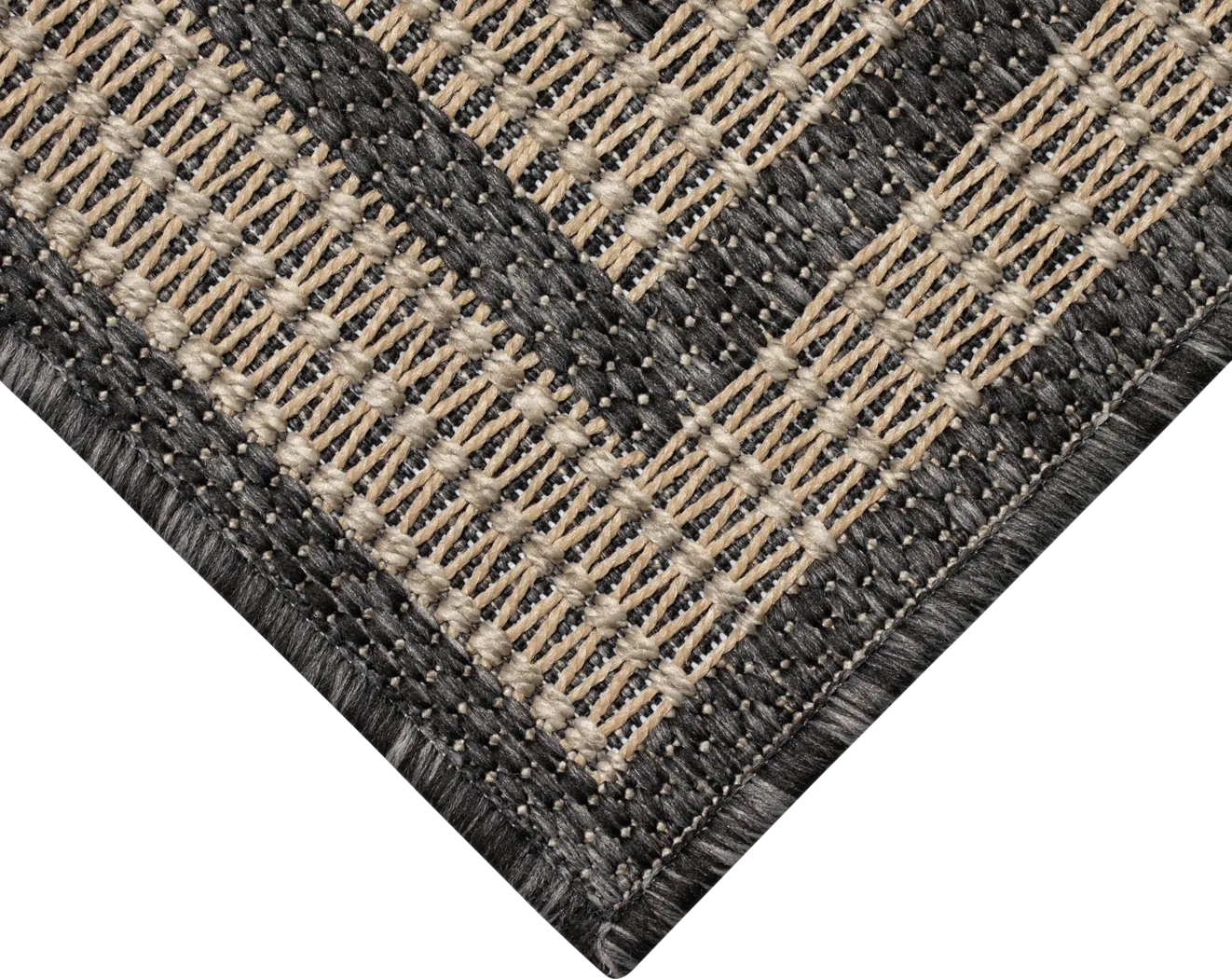 Typha Taupe 5'3 x 7'3 Indoor/Outdoor Rug - Thumbnail - Image 6