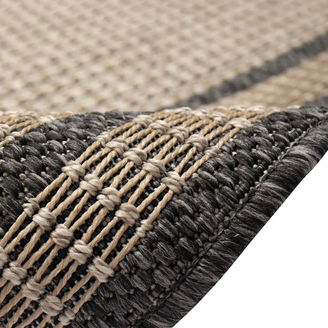 Typha Taupe 5'3 x 7'3 Indoor/Outdoor Rug - Thumbnail - Image 8