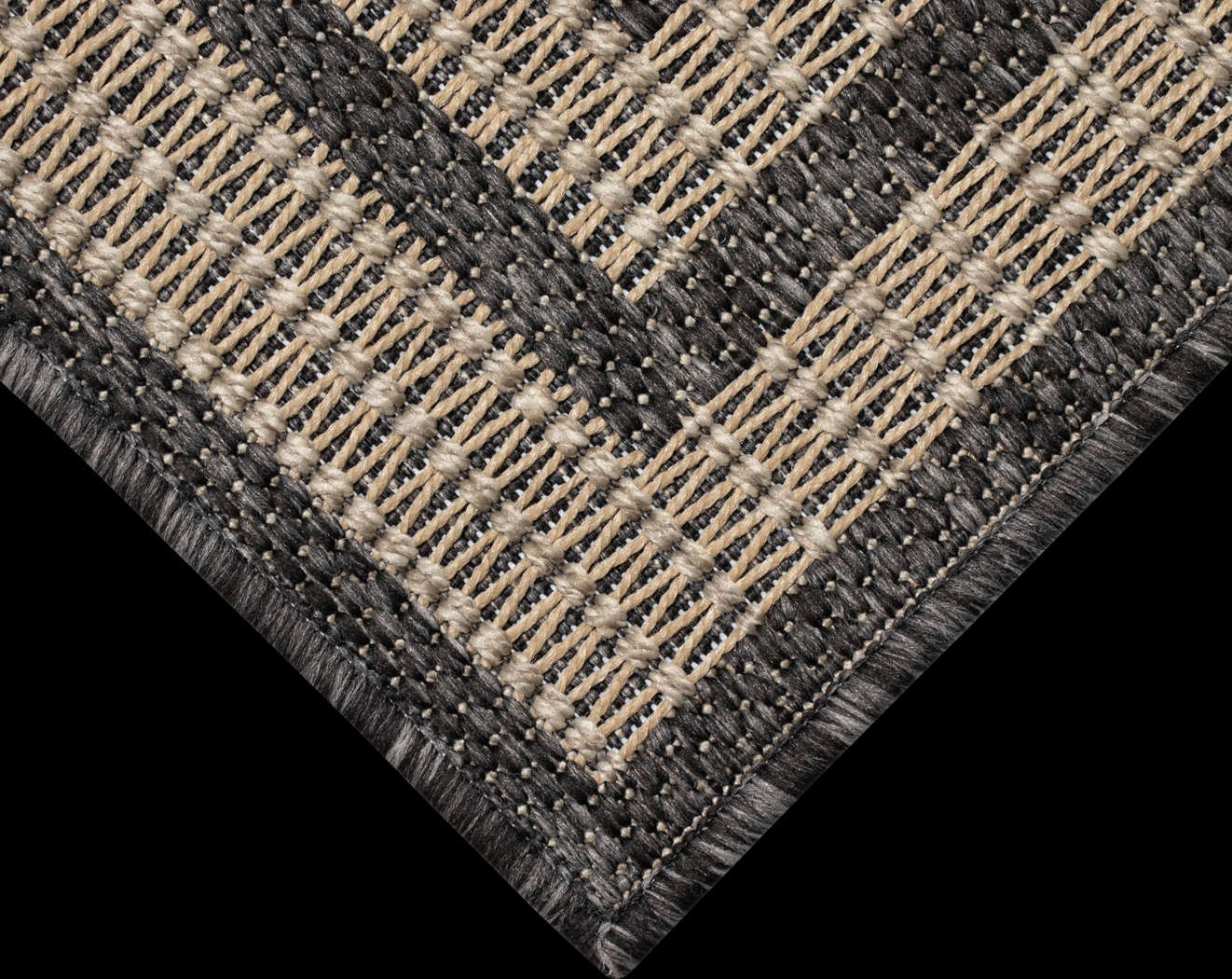 Typha Taupe 6'6 x 9'4 Indoor/Outdoor Rug - Thumbnail - Image 6