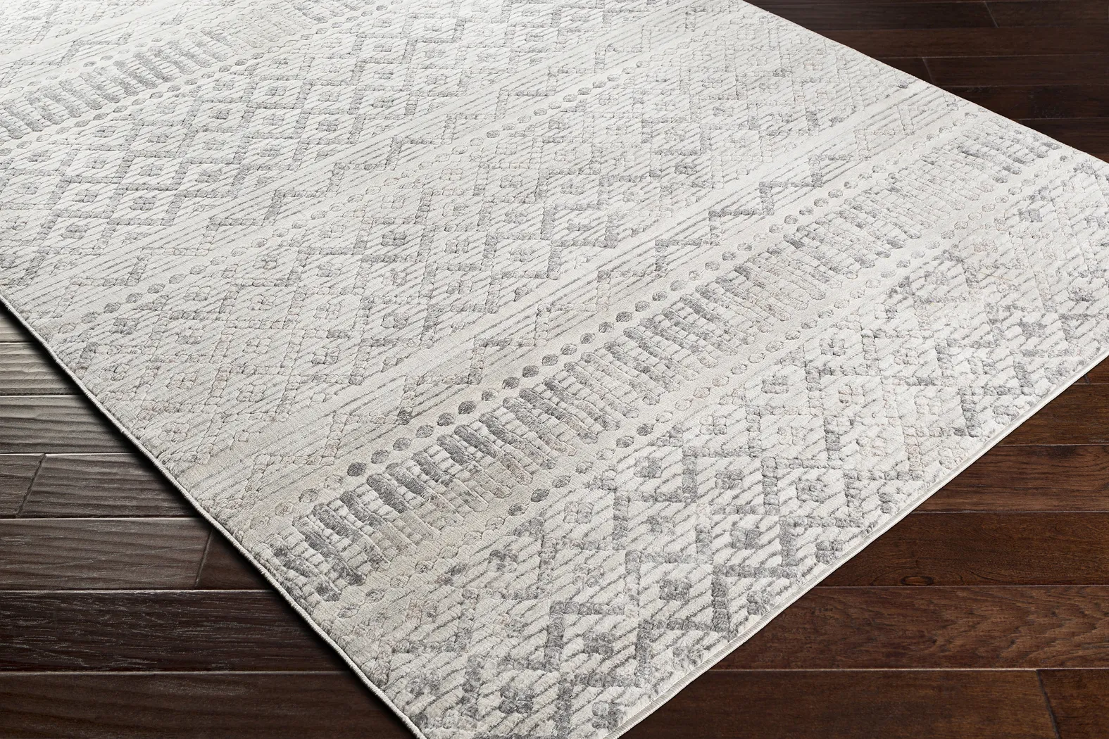Tyrell White 5'3 x 7'3 Rug - Thumbnail - Image 2