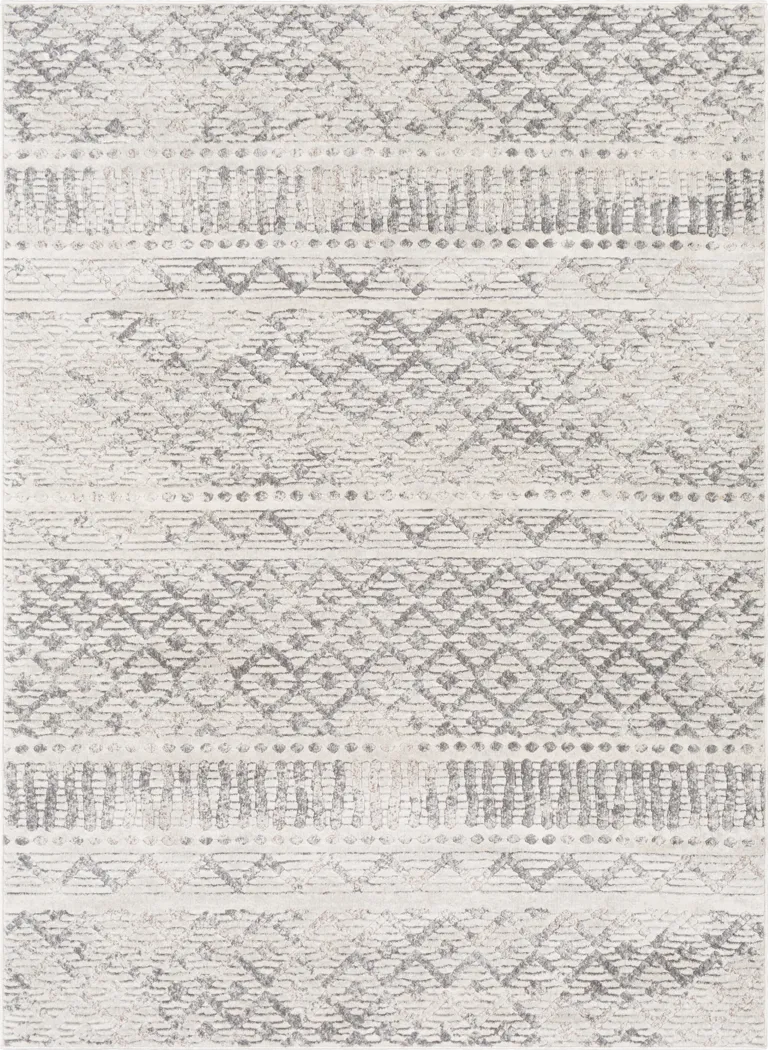 Tyrell White 5'3 x 7'3 Rug - Thumbnail - Image 1