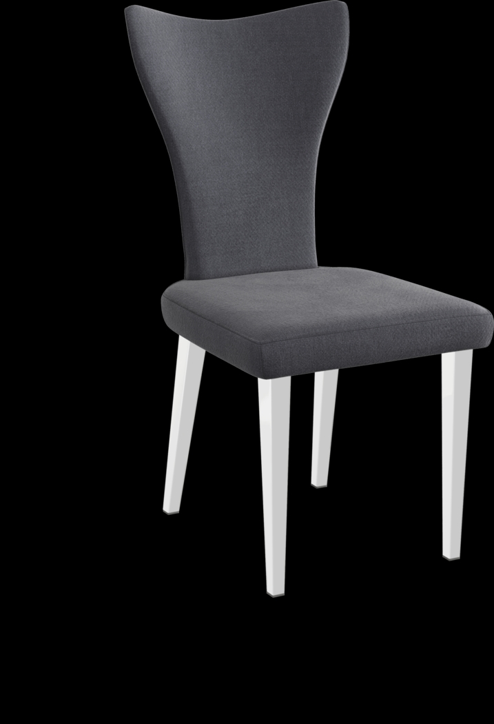 Tyron Charcoal Side Chair - Thumbnail - Image 1