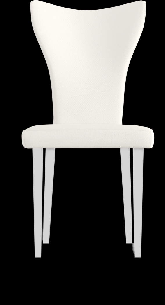 Pressley White 5 Pc Dining Room with Light Gray Chairs - Thumbnail - Image 5