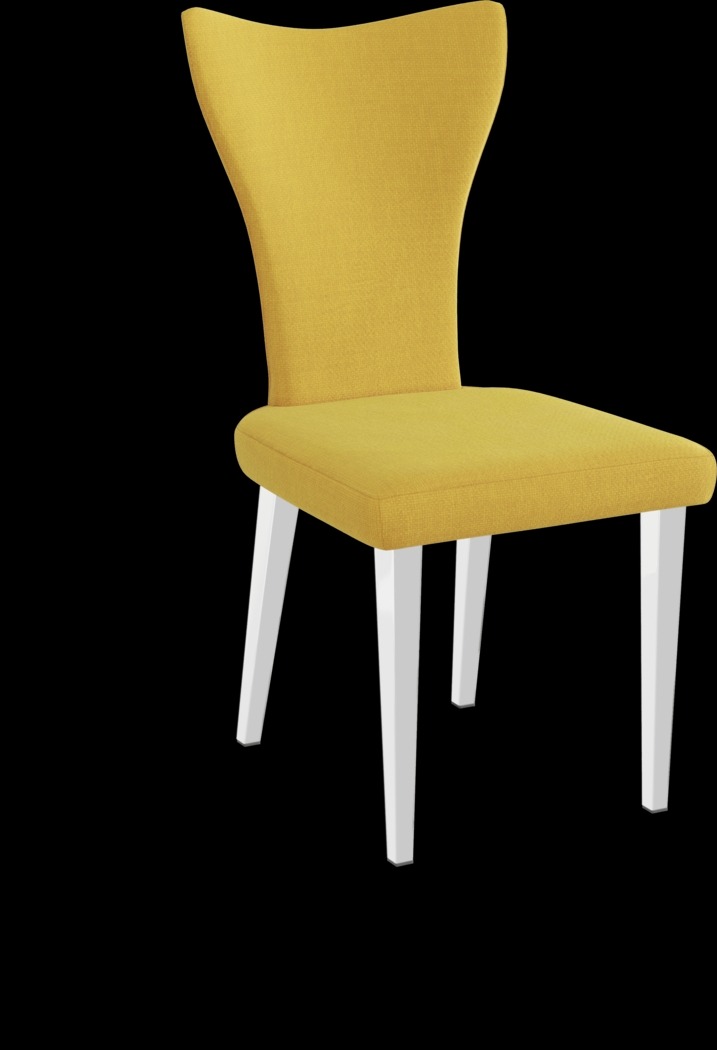 Tyron Yellow Side Chair - Thumbnail - Image 1
