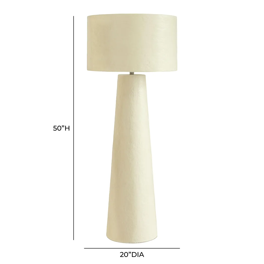 Tyros Cream Floor Lamp - Thumbnail - Image 6