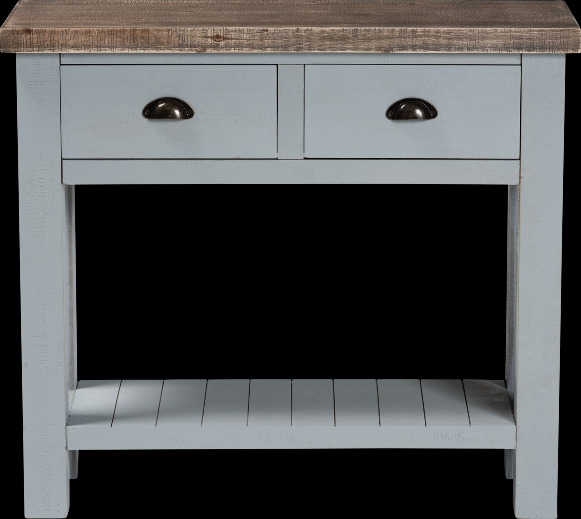 Tything Gray Console Table - Thumbnail - Image 3