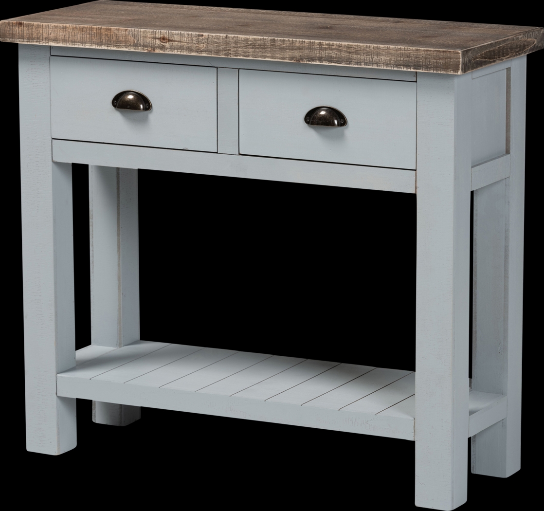 Tything Gray Console Table - Thumbnail - Image 1