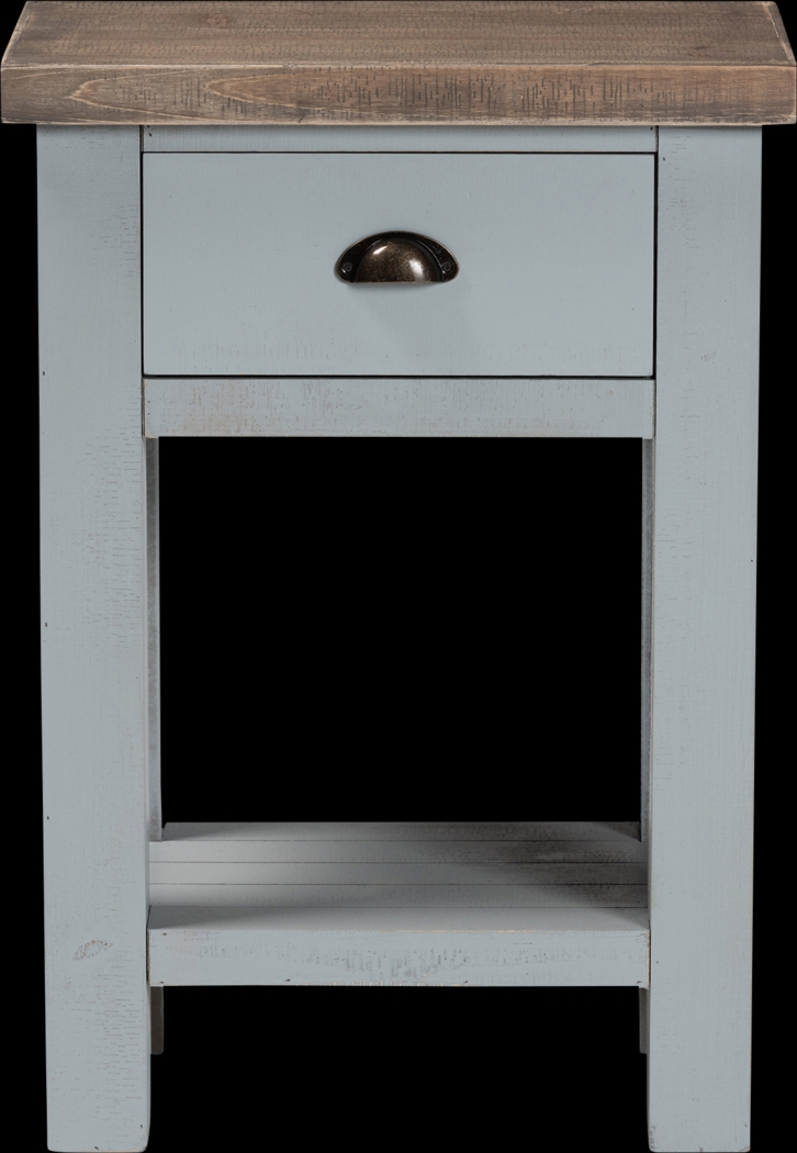 Tything Gray Nightstand - Thumbnail - Image 3