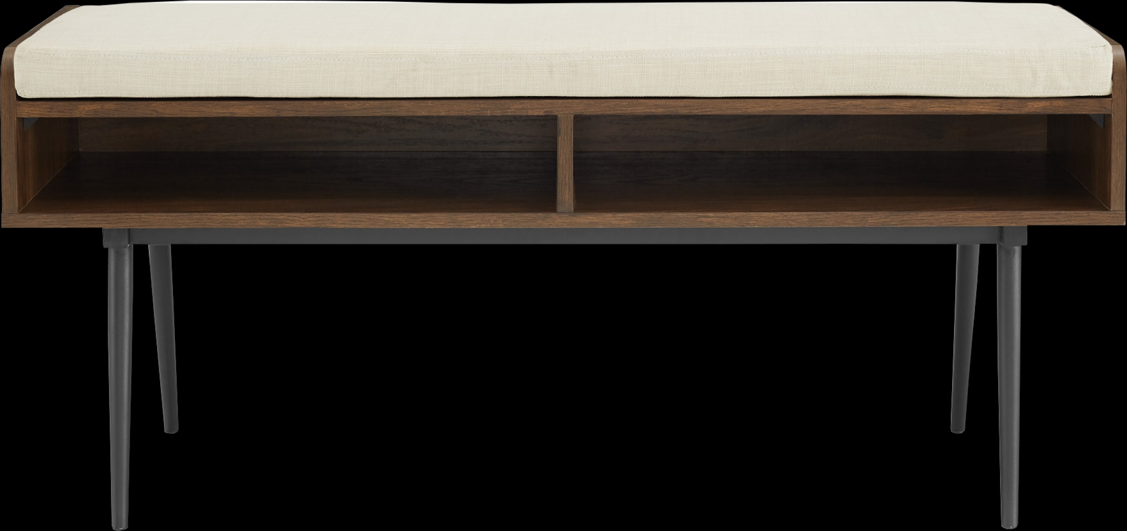 Tyvola Walnut Accent Bench - Thumbnail - Image 2