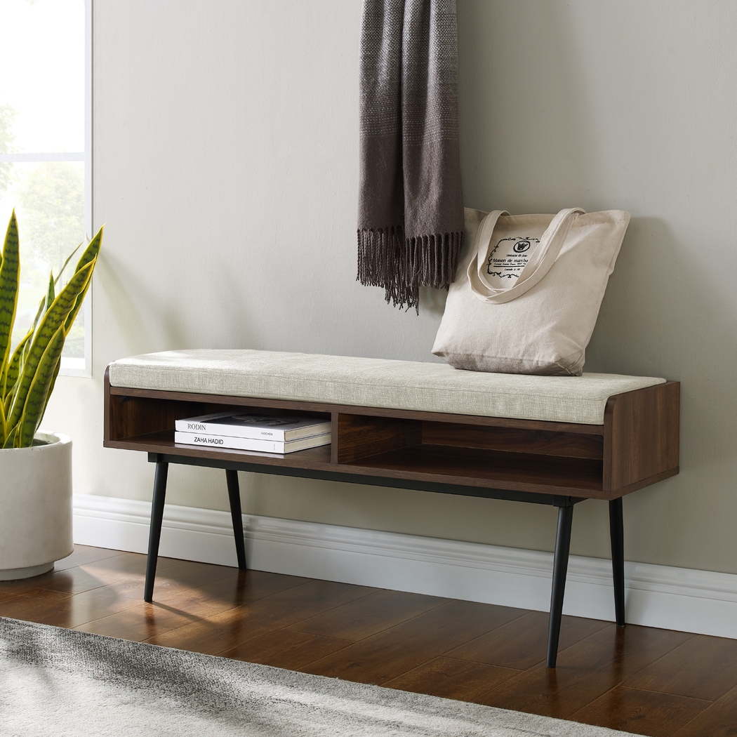 Tyvola Walnut Accent Bench - Thumbnail - Image 4
