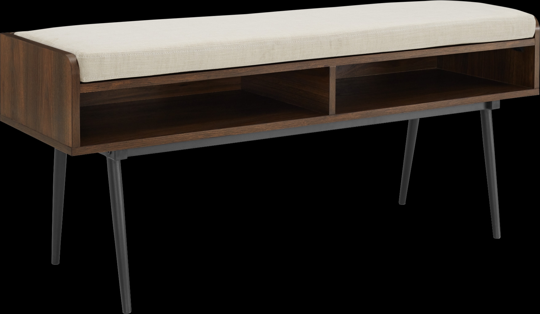 Tyvola Walnut Accent Bench - Thumbnail - Image 1