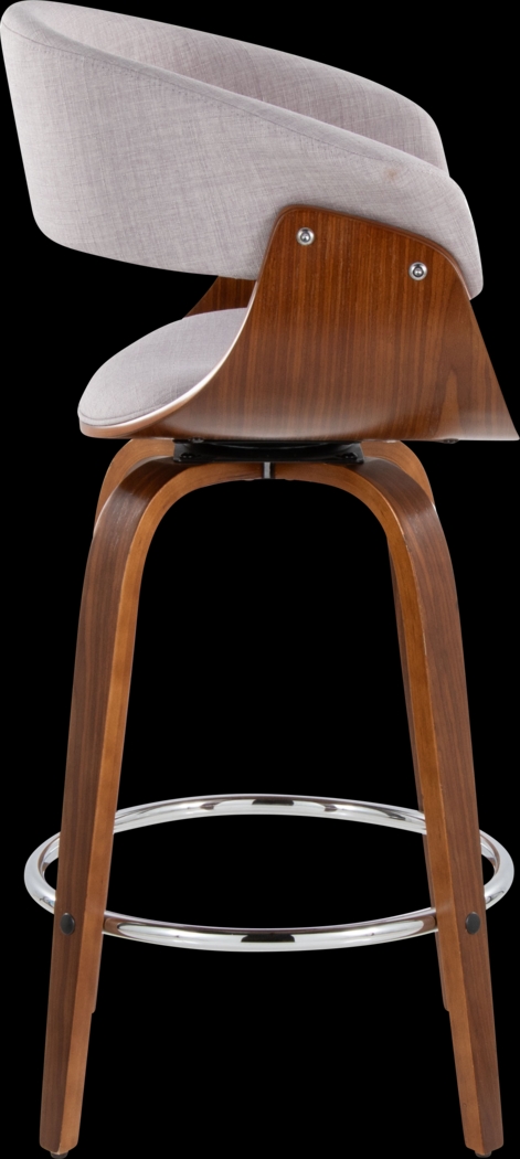 Uandi II Stone Swivel Counter Height Stool, Set of 2 - Thumbnail - Image 5