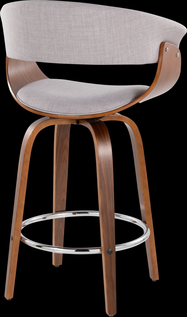 Uandi II Stone Swivel Counter Height Stool, Set of 2 - Thumbnail - Image 6