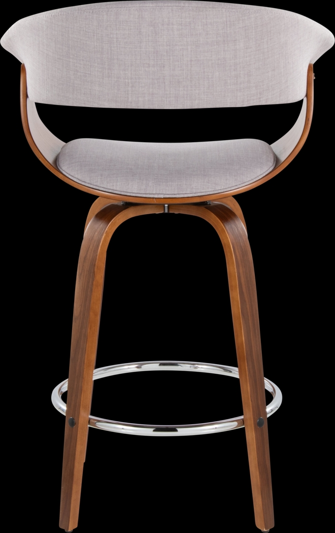 Uandi II Stone Swivel Counter Height Stool, Set of 2 - Thumbnail - Image 7