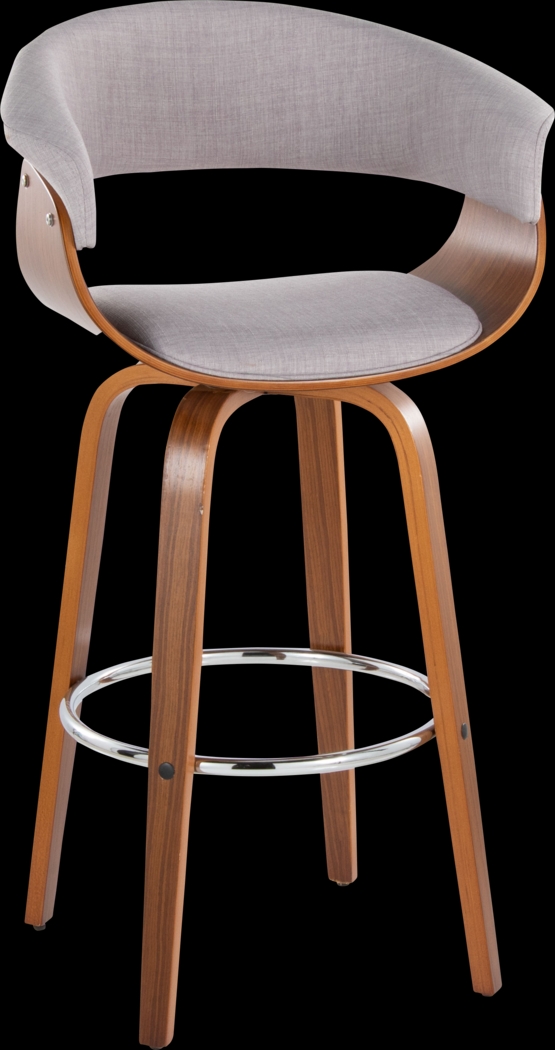 Uandi II Stone Swivel Counter Height Stool, Set of 2 - Thumbnail - Image 4