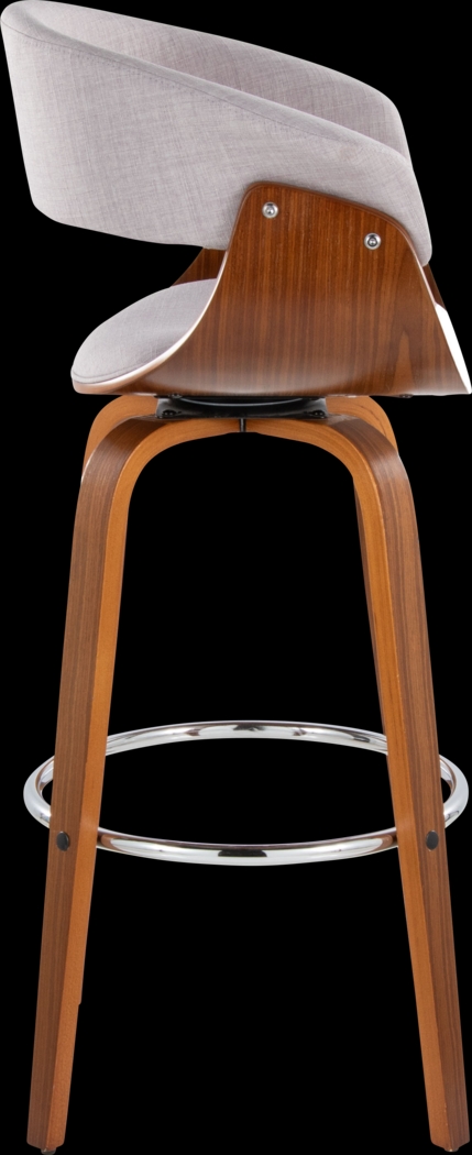 Uandi II Stone Swivel Counter Height Stool, Set of 2 - Thumbnail - Image 5